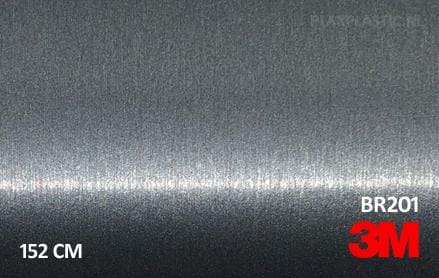 3M 2080 BR201 Brushed Steel plakplastic