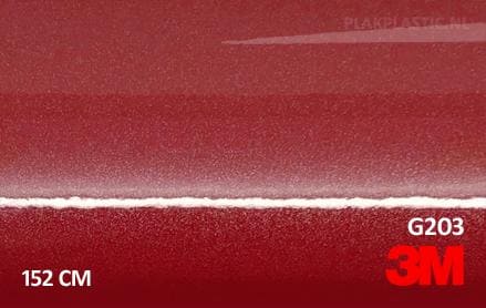 3M 2080 G203 Gloss Red Metallic plakplastic