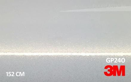 3M 2080 GP240 Gloss White Gold Sparkle plakplastic