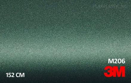 3M 2080 M206 Matte Pine Green Metallic plakplastic