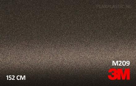 3M 2080 M209 Matte Brown Metallic plakplastic