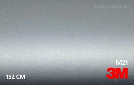 3M 2080 M21 Matte Silver Metallic plakplastic