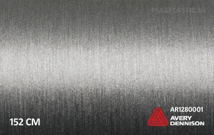 Avery SWF Brushed Steel plakplastic