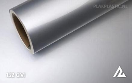 Glans zilver plakplastic