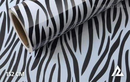 Zebra print plakplastic