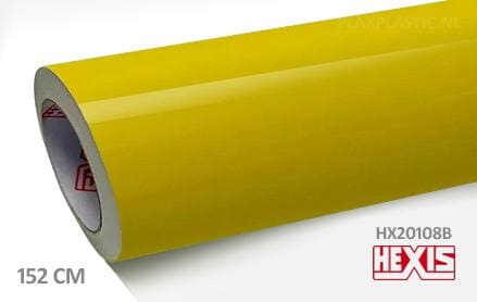 Hexis HX20108B Lemon Yellow Gloss plakplastic