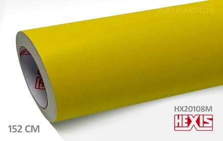 Hexis HX20108M Lemon Yellow Matt plakplastic