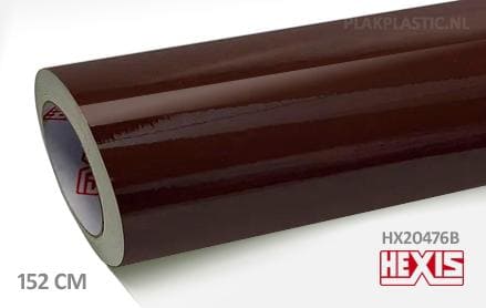 Hexis HX20476B Brown Gloss plakplastic