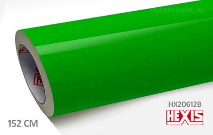 Hexis HX20612B Fluor Green Gloss plakplastic