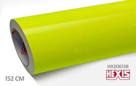 Hexis HX20613B Fluor Yellow Gloss plakplastic