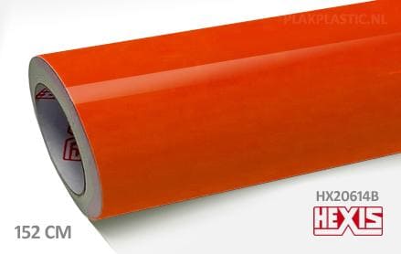 Hexis HX20614B Fluor Orange Gloss plakplastic