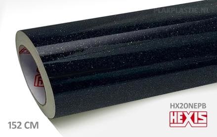 Hexis HX20NEPB Ebony Sparkle Black Gloss plakplastic