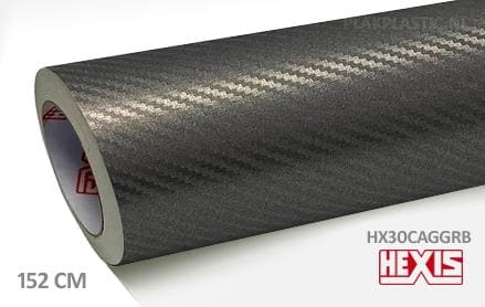 Hexis HX30CAGGRB Graphite Grey Carbon Gloss plakplastic