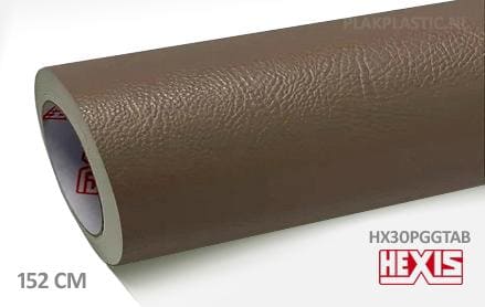 Hexis HX30PGGTAB Taupe Grain Leather Gloss plakplastic