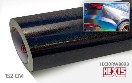 Hexis HX30RW889B Black Rainbow Gloss plakplastic