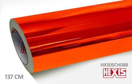 Hexis HX30SCH08B Super Chrome Orange Gloss plakplastic