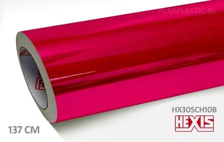 Hexis HX30SCH10B Super Chrome Pink Gloss plakplastic