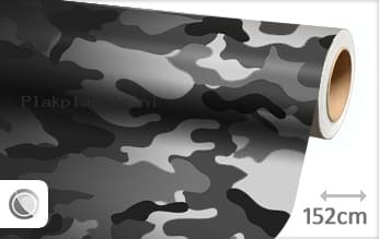 paperback Voorloper Demonteer Camouflage zwart wit plakfolie - Plakfolie kopen - Plakplastic NL