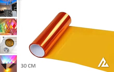 Oranje lampen folie